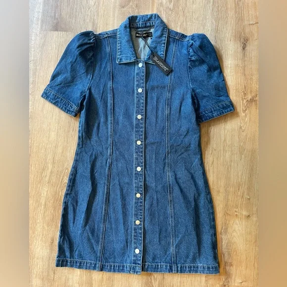 NWT Blank NYC Walk in the Park Denim Dress - Picture 4 of 10